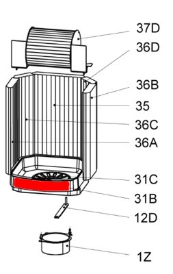 Olsberg Sotara support de grille